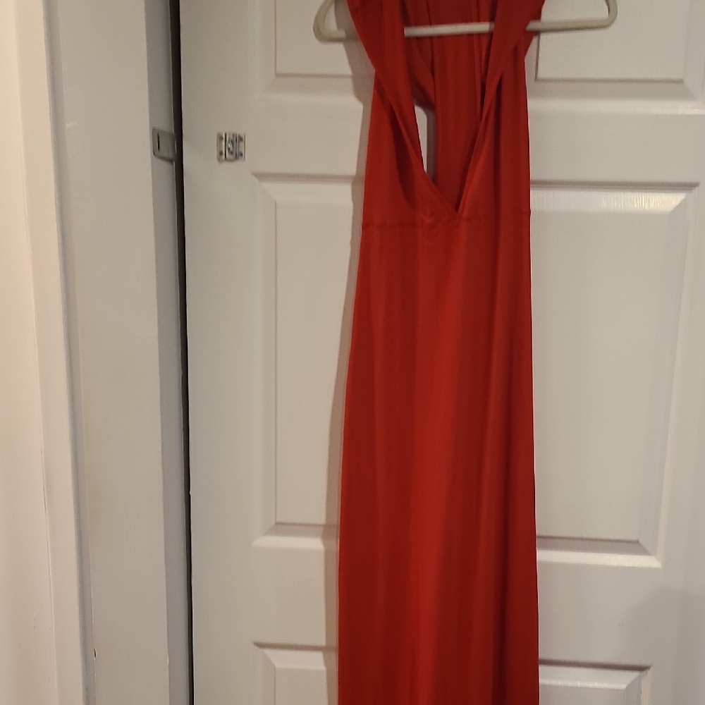 Elegant Red Evening Gown